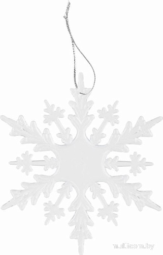 Елочная игрушка Золотая сказка Снежинки акриловые 592148 (5 шт)