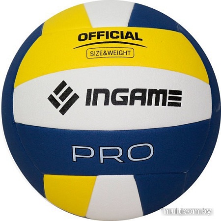 Волейбольный мяч Ingame Pro MS-912 (5 размер, белый/синий/желтый)