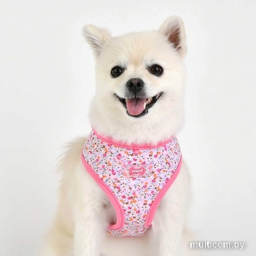 Шлейка Puppia Wildflower PAUA-HA1826-PK-M (розовый)