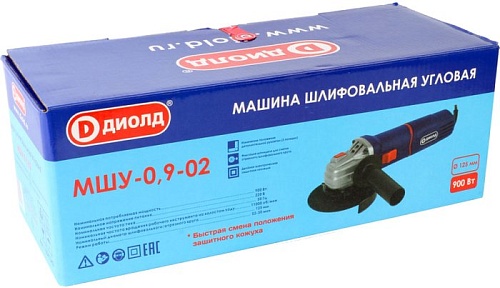 Угловая шлифмашина ДИОЛД МШУ-0.9-02