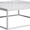 Журнальный столик LoftyHome Годмар Квадро 1627722 (мрамор сноу/белый)