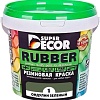 Краска Super Decor Rubber 1 кг (№01 ондулин зеленый)