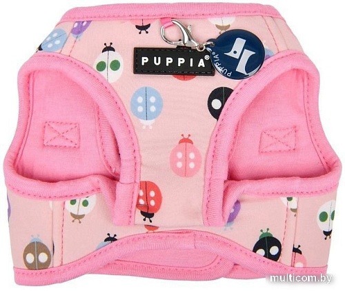 Шлейка-жилетка Puppia Lady Beetle-B PAWA-HB1957-PK-S (розовый)