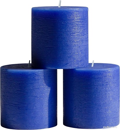 Набор свечей Мелт 75 мм (3 шт, синий)