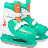 Коньки Ricos Boom PW-229 L (р. 37-40, белый/бирюзовый)