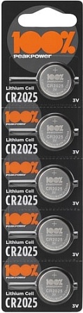 Батарейки PeakPower Lithium CR2025-2C5