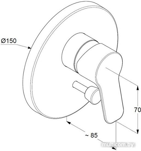Смеситель Kludi Pure & Easy 374190565