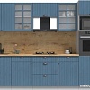 Готовая кухня Интерлиния Берес 2.8В (дуб лазурный/дуб бунратти)