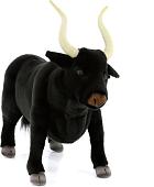 Классическая игрушка Hansa Сreation Черный бык 4628 (50 см)