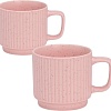 Набор кружек Mandarin Decor Лилинг DS22C231810D-320-2P (2шт, розовый)