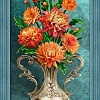Алмазная мозаика Алмазная Живопись Хризантемы АЖ-1633