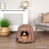 Лежак Scruffs Knightsbridge Cat Igloo 661457 (шоколадный)