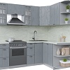 Готовая кухня Интерлиния Берес 1.5x2.1 правая (дуб серый/опал светлый)