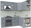 Готовая кухня Интерлиния Берес 1.5x2.1 правая (дуб серый/опал светлый)