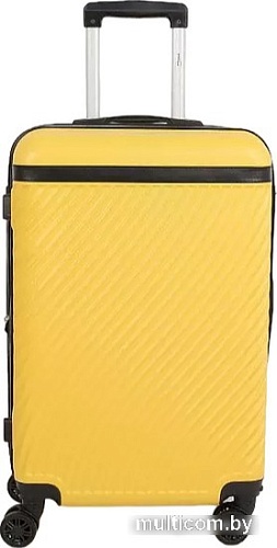 Чемодан-спиннер Grott 338-9108/5-24 (желтый)