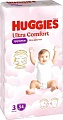 Трусики-подгузники Huggies Ultra Comfort Mega 3 Girl (54 шт)