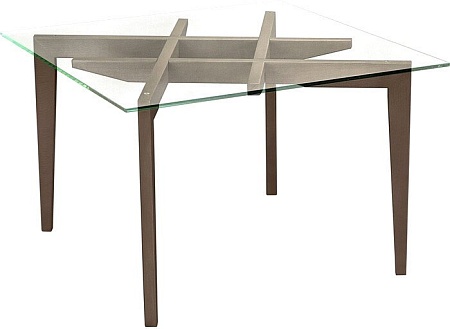 Журнальный столик Мебелик Рилле 442 (шимо/прозрачное)