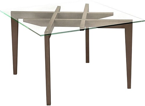 Журнальный столик Мебелик Рилле 442 (шимо/прозрачное)