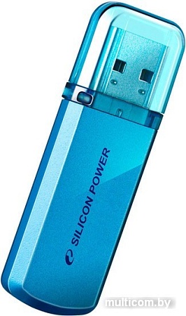 USB Flash Silicon-Power Helios 101 Blue 64GB (SP064GBUF2101V1B)