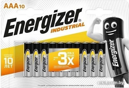 Батарейка Energizer Industrial LR03 10 шт