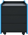 Тумба VMM Game Case 50 Black Blue CS-2BKBE (черный/синий)