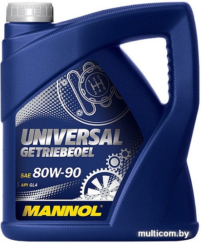 Трансмиссионное масло Mannol Universal Getriebeoel 80W-90 API GL 4 4л