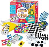 Детская настольная игра Русский стиль 6 в 1 Коллекция Топчик Of The Бэст 02080