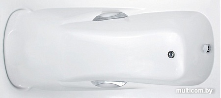 Ванна 1Марка Calypso 170x75 (с каркасом и экраном и ручками)