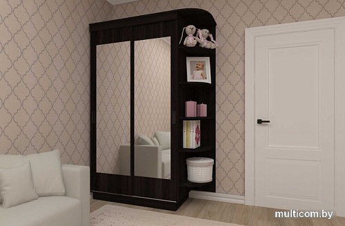 Шкаф-купе ЭлиГард Лагуна ШЛ-04.П.2 (дуб марбург)