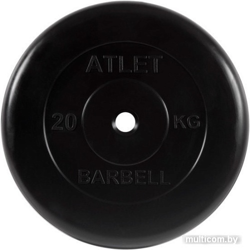 MB Barbell Атлет 31 мм (1x20 кг)