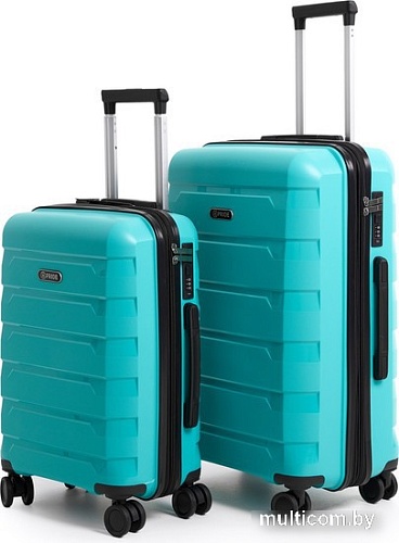 Чемодан-спиннер Pride PP-9602 (S, бирюзовый)