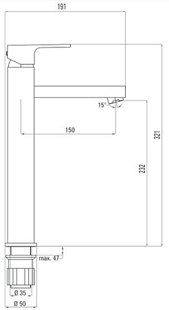 Смеситель Deante Anemon BCZ 021K