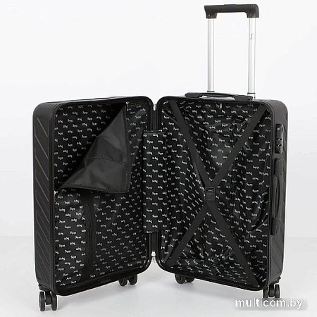 Чемодан-спиннер Mr.Bag 338-9101/5-22BLK (черный)