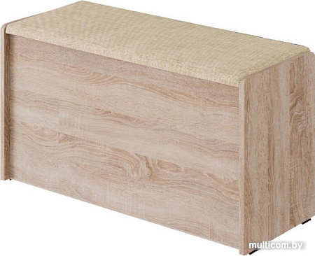 Пуфик Bon Mebel Чикаго большой тип 2 (дуб сонома/бежевая)