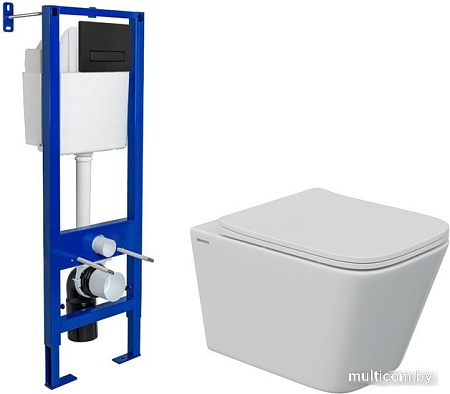 Унитаз подвесной Berges Wasserhaus Floe S Atom Line 043345