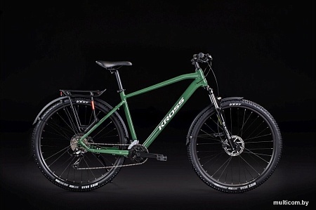 Велосипед Kross Hexagon 4.0 EQ 29 M/18" 2024 (разобранный, зеленый)