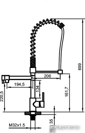 Смеситель Ahti Kemi KM813020