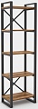 Стеллаж Hype Mebel Стандарт 50x200 (черный/дуб галифакс олово)