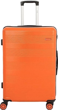 Чемодан-спиннер Grott 321-591/5-25 (оранжевый/коричневый)
