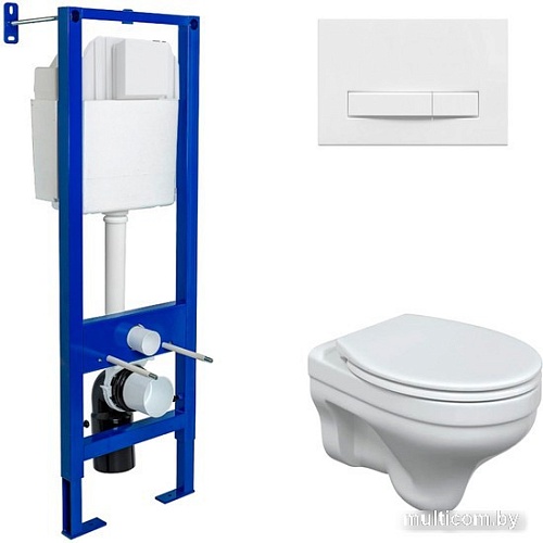 Унитаз подвесной Berges Wasserhaus Albit S + Optim SO + Atom 410 042435