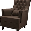 Интерьерное кресло Mio Tesoro Каприз (Velutto 23/шоколад)