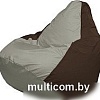 Кресло-мешок Flagman Груша Супер Мега 4XL Г5.1-340 (серый/коричневый)