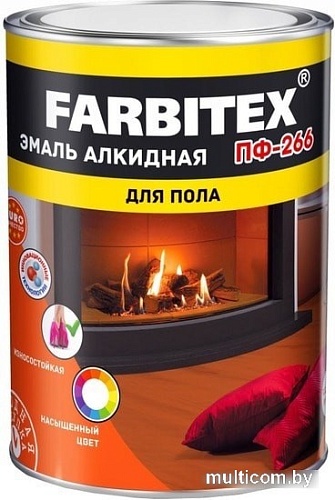 Эмаль Farbitex ПФ-266 5 кг (золотистый)