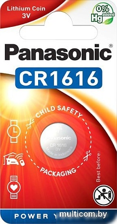 Батарейки Panasonic CR1616 CR-1616EL/1B