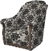 Интерьерное кресло Асмана Анна (вензель коричневый/рогожка)