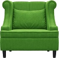 Интерьерное кресло Brioli Людвиг (велюр, B26 зеленый/темные ножки)