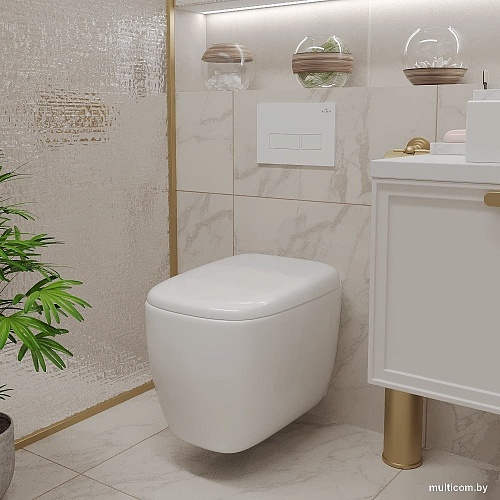 Унитаз подвесной Roxen Martin 530220-02 Rimless Soft Close