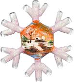 Елочная игрушка Грай Снежинка ЕС-15