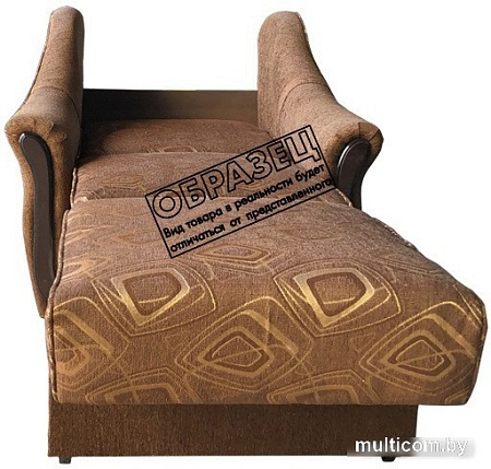 Кресло-кровать Асмана Виктория (рогожка кубики коричневые)