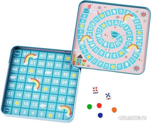 Настольная игра Bumbaram 2 в 1 Ходилка Единороги IM-1010